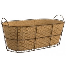 Panacea Oval Rustic Basket with Liner