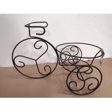 Panacea Tricycle Plant Stand - Rubbed Bronze