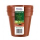 7.6cm Plastic Terracotta Premium Flower Pot - Pack of 10 